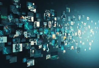 Digital display of Top Network multimedia content