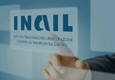INAIL sign, the Italian National Institute for Insurance against Accidents at Work