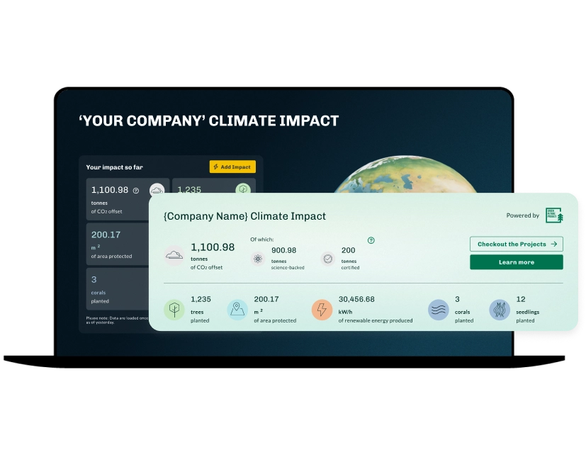 Climate Impact Widget Eng