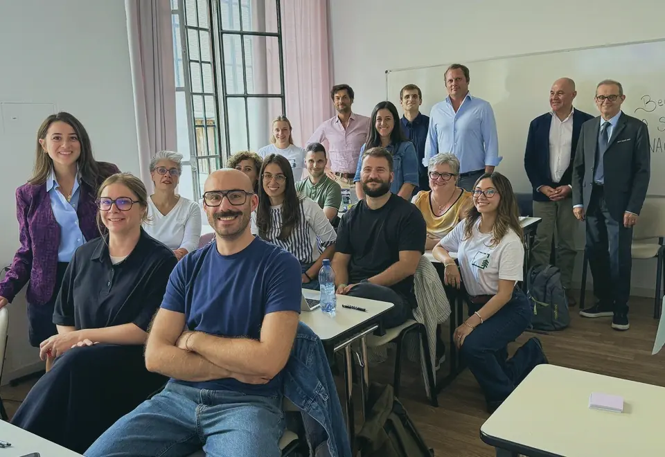 Partecipanti a una formazione in presenza in aula
